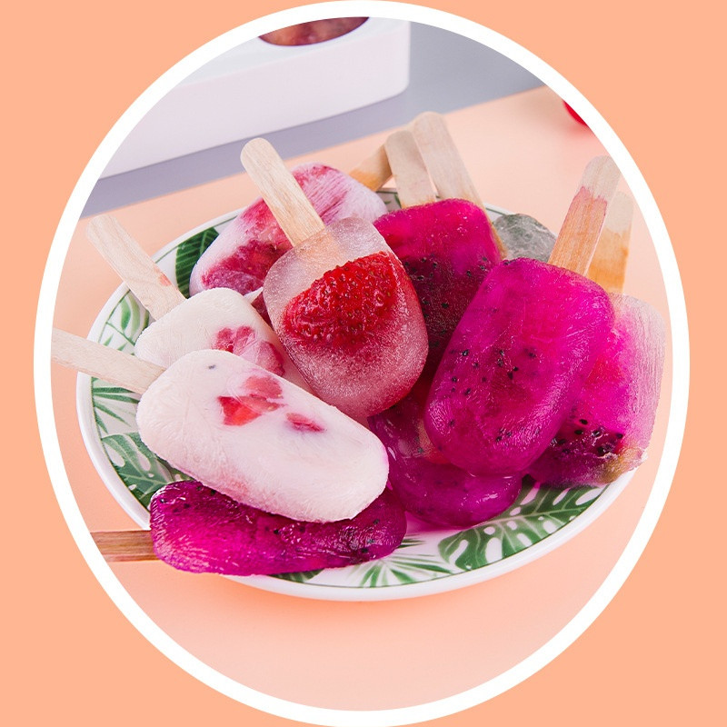 4/8 cellás fagylalt szilikonforma nyári popsiklóforma jégkocka készítő fagyasztó gyümölcslé barkács jégtálca sütőeszközök és rudak