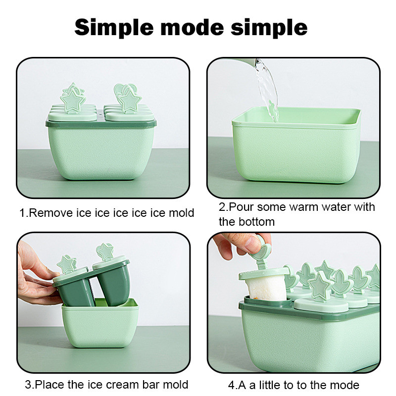 8 sejtes fagylaltforma fagylaltforma desszert gyümölcs jégkocka készítő barkácsolás házilag fagylaltos konyhai kiegészítőkhöz