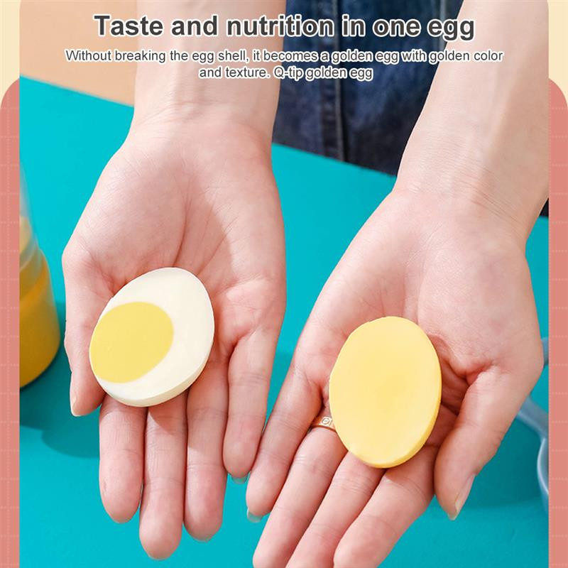 Scrambler creativ de ouă manual de tragere a ouălor de gălbenuș de ou de proteine amestecat agitator portabil mic dejun ou de aur lavabil mixer instrument de agitare