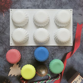 Formă rotundă pentru prăjituri din silicon ipotenuză pentru bricolaj, mousse de ciocolată, budincă de jeleu, patiserie, înghețată, desert, pâine, instrument de copt