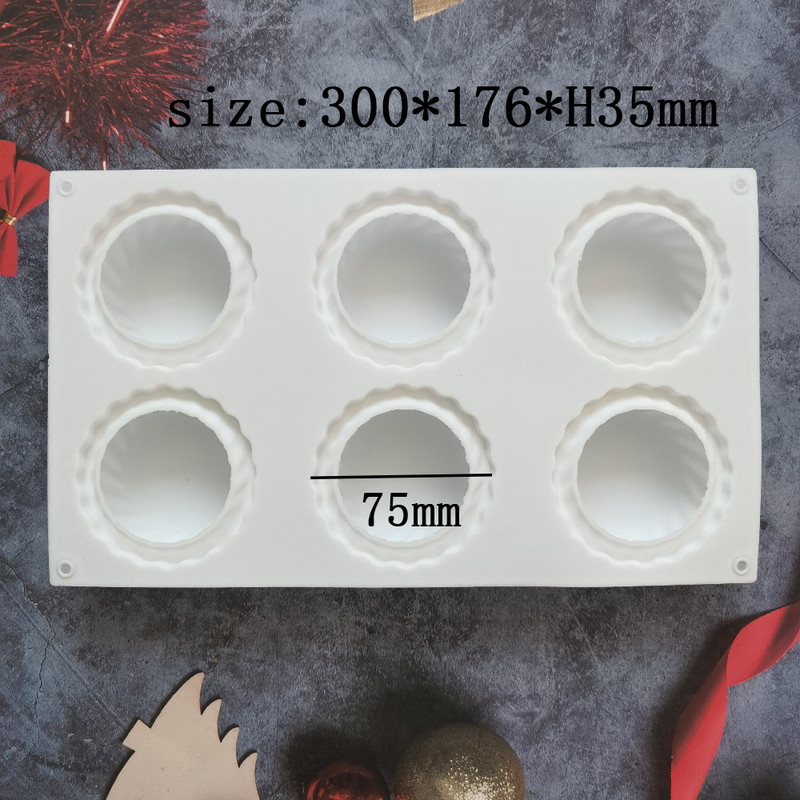 Formă rotundă pentru prăjituri din silicon ipotenuză pentru bricolaj, mousse de ciocolată, budincă de jeleu, patiserie, înghețată, desert, pâine, instrument de copt