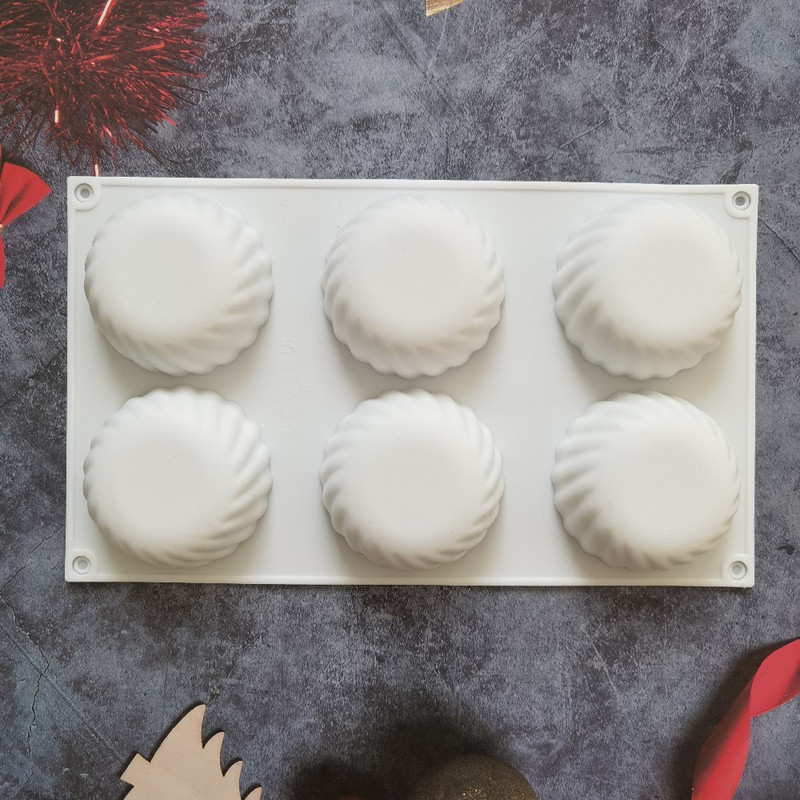 Formă rotundă pentru prăjituri din silicon ipotenuză pentru bricolaj, mousse de ciocolată, budincă de jeleu, patiserie, înghețată, desert, pâine, instrument de copt