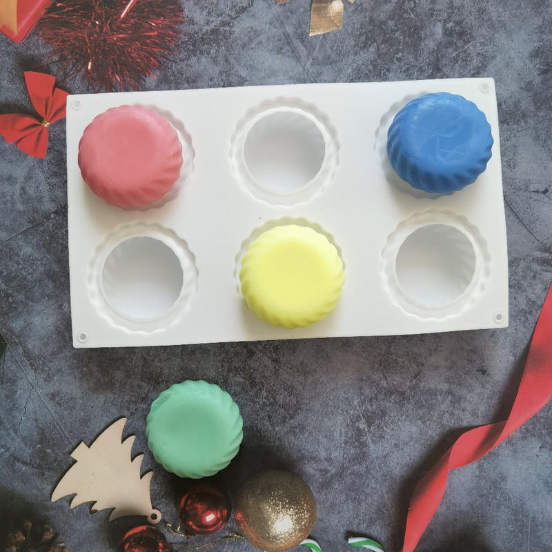 Formă rotundă pentru prăjituri din silicon ipotenuză pentru bricolaj, mousse de ciocolată, budincă de jeleu, patiserie, înghețată, desert, pâine, instrument de copt