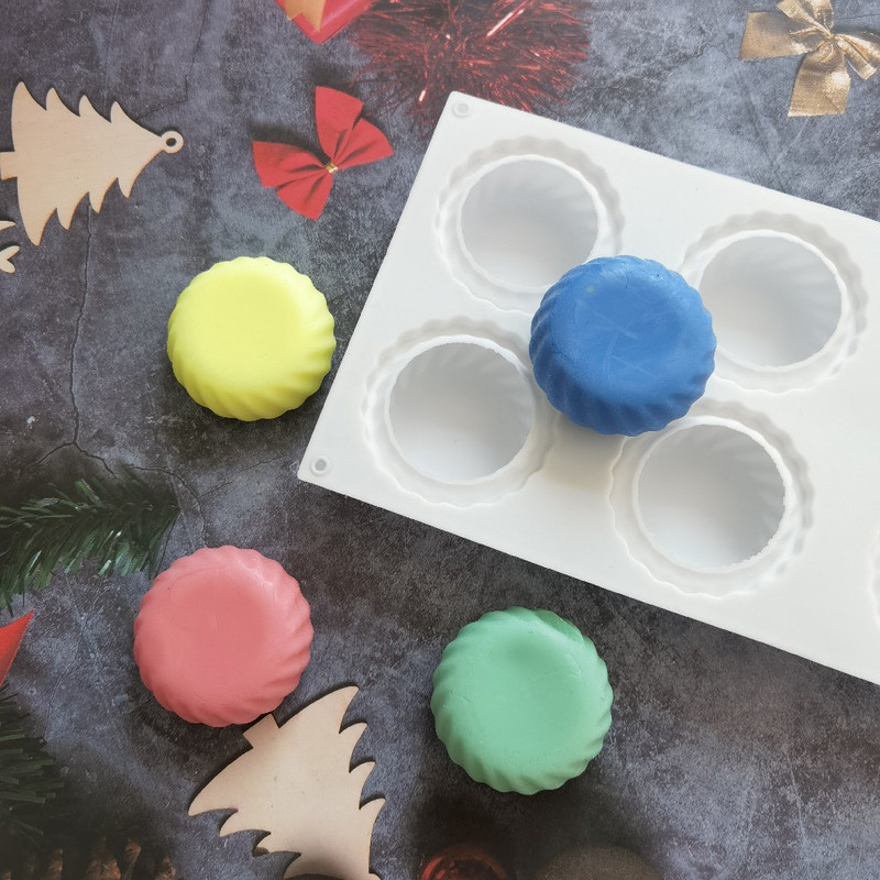 Formă rotundă pentru prăjituri din silicon ipotenuză pentru bricolaj, mousse de ciocolată, budincă de jeleu, patiserie, înghețată, desert, pâine, instrument de copt