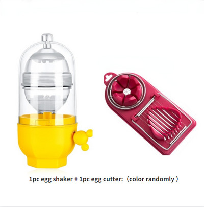 Agitator manual de ouă Nou amestecător de ouă Agitator de bucătărie Gadget de gătit Instrument portabil pentru gătit ouă Aparator convenabil de ouă de aur pentru copii