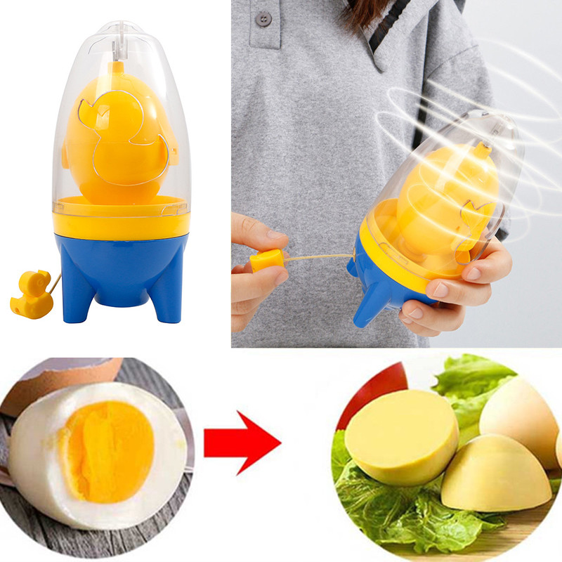 Novi Egg Yolk Shaker Gadget Ručno miješanje Golden Whisk Eggs Spin Mixer Stiring Aparat Puller Kuhinjsko kuhanje Alati za pečenje