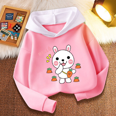 Hanorac pentru copii pentru fete cu glugă