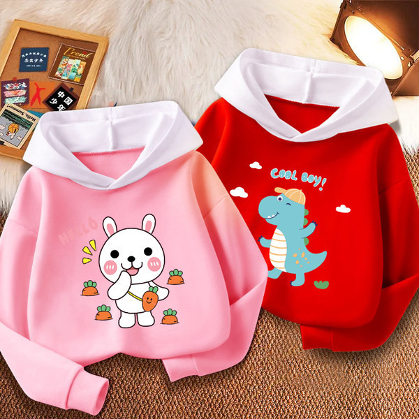 Hanorac pentru copii pentru fete cu glugă