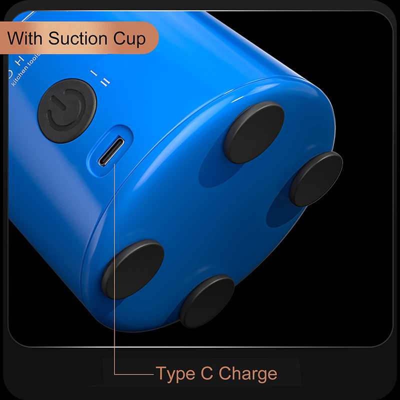 Aparat electric de producere a ouălor de aur Mixer alb pentru gălbenuș de ouă Blender de amestecare a ouă reîncărcabil prin USB Blender automat de amestecare a ouălor de bucătărie