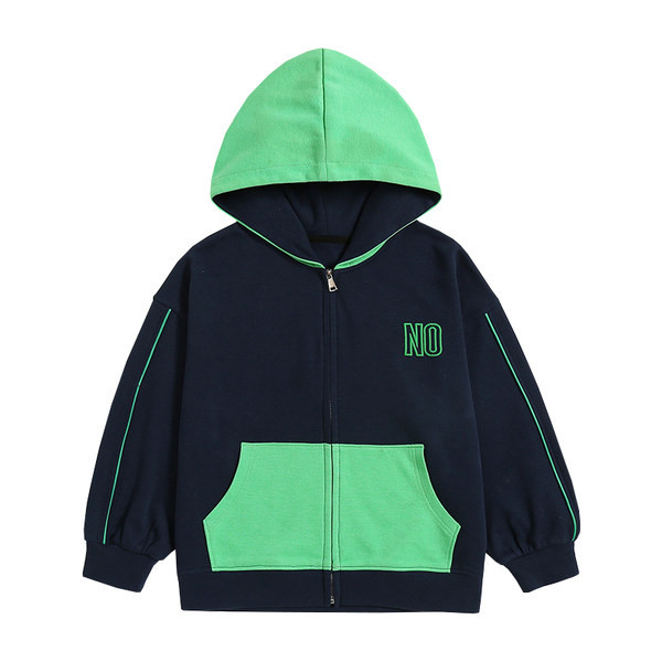 Vaikiški megztiniai mergaitėms su gobtuvu ir užtrauktuku