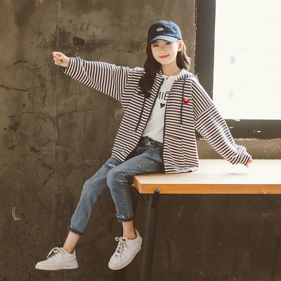 Hanorac casual pentru copii cu gluga - trei culori