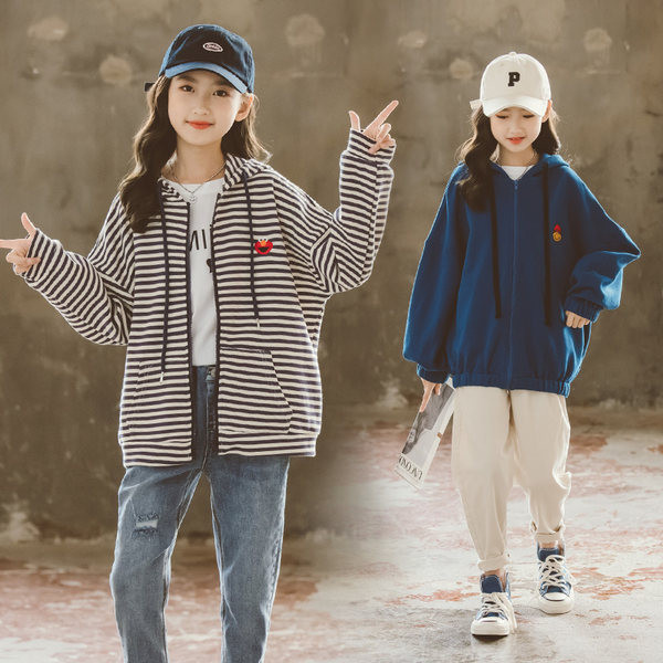 Hanorac casual pentru copii cu gluga - trei culori