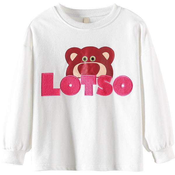 Alkalmi gyerekblúz rajzfilm hímzéssel