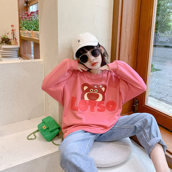 Alkalmi gyerekblúz rajzfilm hímzéssel