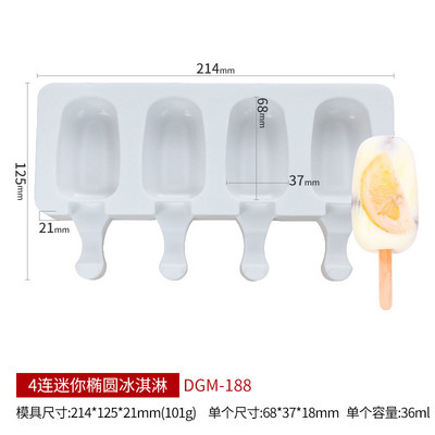 Silikoninės saldainių formelės Silikoninės formos šokoladinės ledų formelės Silikoninės formelės arba ledų formelių pūslelinės lazdelės