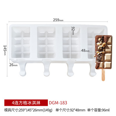 Silikoninės saldainių formelės Silikoninės formos šokoladinės ledų formelės Silikoninės formelės arba ledų formelių pūslelinės lazdelės