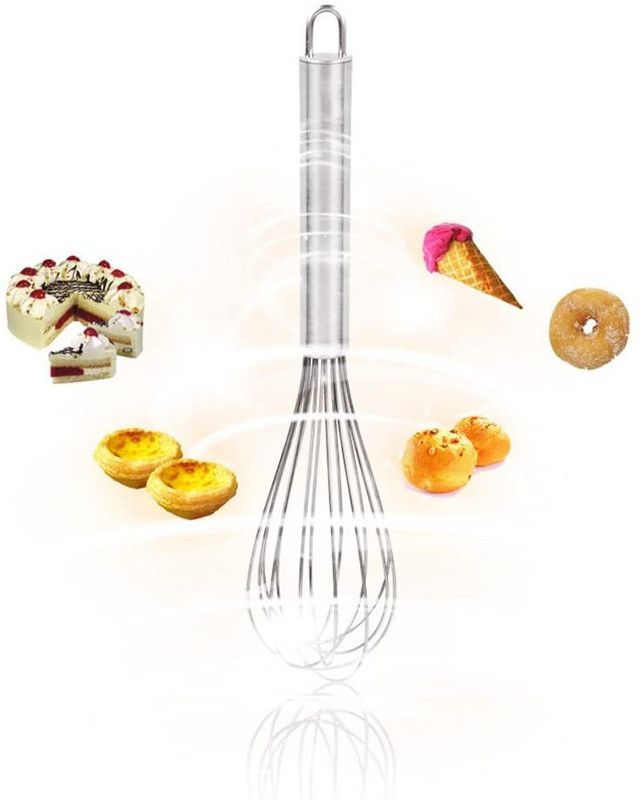 3 pakuočių nerūdijančio plieno plaktuvai Vielinių plaktuvų rinkinys virtuviniai plaktuvai virimui, maišymui, plakimui Pagrindiniai įrankiai pyragams gaminti