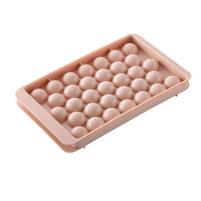 Színes kerek rombusz jégforma doboz Jégkocka tálca kockakészítő PP műanyag formaformák Élelmiszer-minőségű forma Konyhai kiegészítők Gadgets