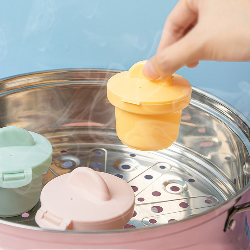 4 buc/set de instrumente drăguțe pentru gătit ouă cu perie, din plastic, pentru cazanul de ouă, braconaj pentru copii, coacerea ouălor, accesorii de bucătărie