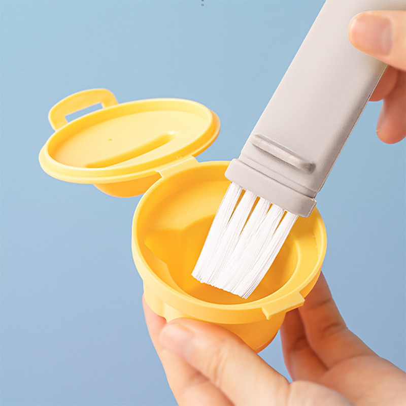 4 buc/set de instrumente drăguțe pentru gătit ouă cu perie, din plastic, pentru cazanul de ouă, braconaj pentru copii, coacerea ouălor, accesorii de bucătărie