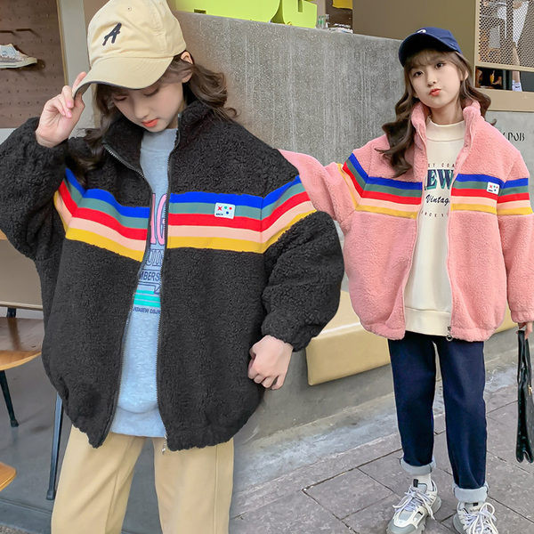 Vaikiški megztiniai su aukštu polo kaklu, mergaitėms