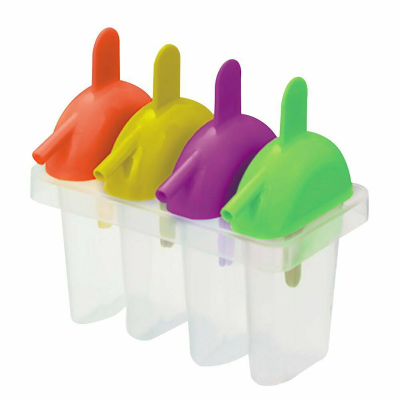 4 buc. Forme bloc/Matrite pentru înghețată/Set de matrițe pentru aparatul de găurit cu gheață, Jelly Pop