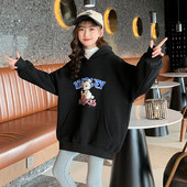 Dječji sweatshirt za djevojčice s džepom i kapuljačom