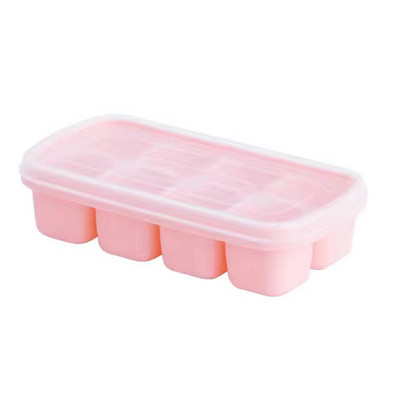 Tavă pentru cuburi de gheață cu fund moale din silicon Forme din silicon de calitate alimentară Formă pentru cuburi de gheață cu bară de acoperire Cutie de gheață Gadgets de bucătărie Mucegai pentru înghețată