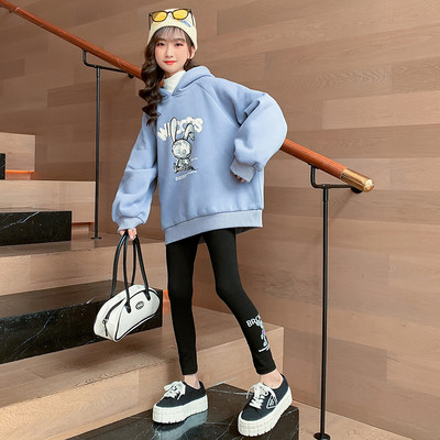 Hanorac pentru copii pentru fete cu glugă