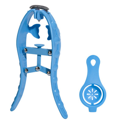 Instrument de separare a ouălor pentru biscuiți de ouă, deschizător de ouă portabil PP, tăietor de coajă de ou cu separator de gălbenuș de ou