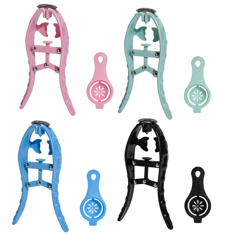 Instrument de separare a ouălor pentru biscuiți de ouă, deschizător de ouă portabil PP, tăietor de coajă de ou cu separator de gălbenuș de ou