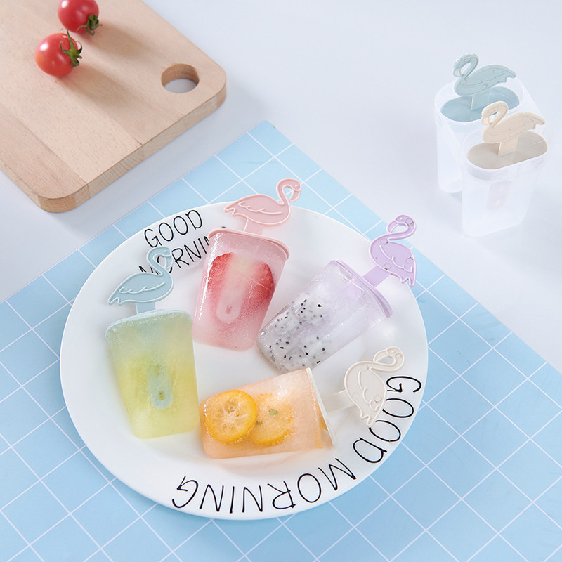 2021 Nouă matriță pentru înghețată Mucegai pentru popsicle cu animale din desene animate de calitate alimentară