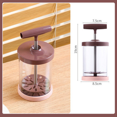 Namų apyvokos rankinis plaktuvas „Pasidaryk pats“ kiaušinio baltumo pieno putų maišytuvas Grietinėlės pyrago plaktuvas su puodelio dangčiu Kepimo reikmenys Virtuvės reikmenys