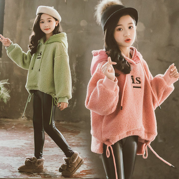 Hanorac de puf pentru copii model nou cu broderie pentru fete