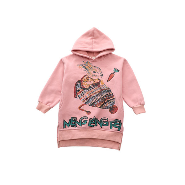 Hanorac pentru copii model nou cu gluga pentru fete