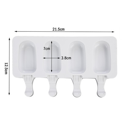 Új cellás fagylalt szilikon forma nyári popsiklóforma jégpofa készítő gyümölcslé fagyasztó jégtálca popsaforma tortasütő eszközök