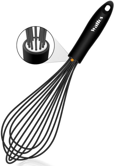 Otel din silicon Walfos Otel din sarma din otel inoxidabil - Otel de bucatarie rezistent la caldura pentru agitator pentru spuma de oua antiaderente Instrument de bucatarie