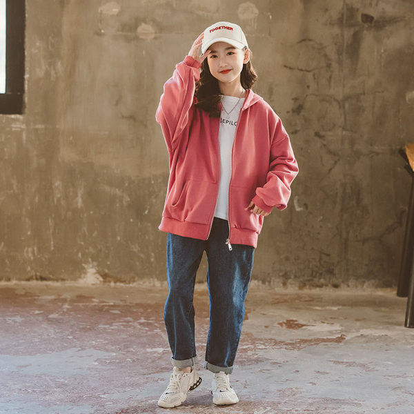 Hanorac sport pentru copii cu glugă