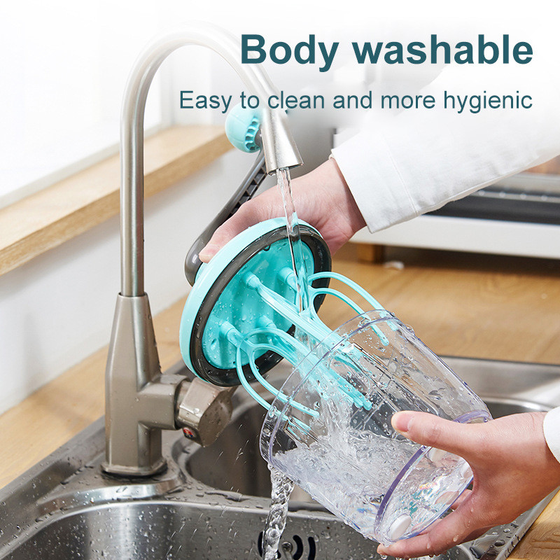 1500 ml cremă de albușuri de ou pentru batător de prăjituri manuală pentru clătite pentru cupcake aluat mixer de mână dozator mașină de uz casnic cu manivela