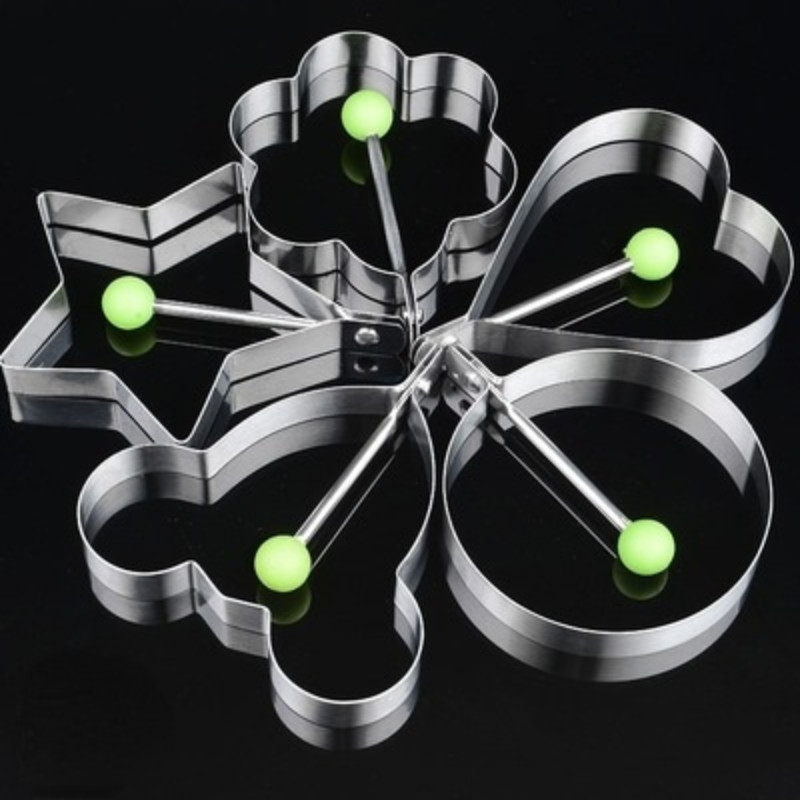 4 buc. Formă drăguță pentru fierbere de ouă Mașină pentru braconaj de ouă, formă de ouă din plastic pentru copii, coacerea ouălor de bucătărie, instrumente de gătit cu perie