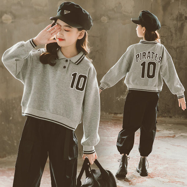 Bluză cu guler casual pentru fete