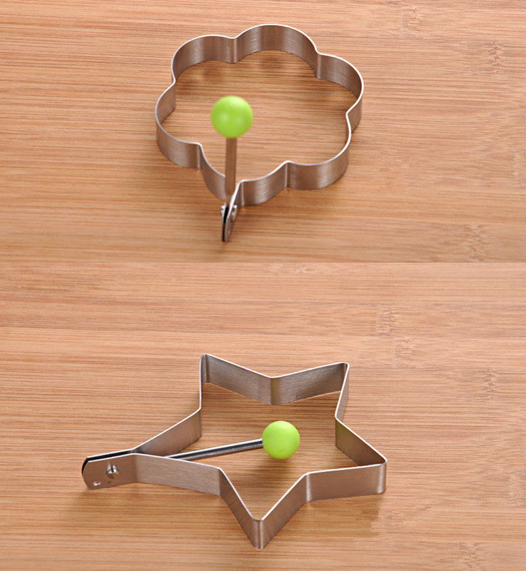 10kom/set Jaje/prsten za palačinke od nehrđajućeg čelika Uređaj za kalup za omlet Oblik za jaja za prženje jaja Alati Kuhinjski aparati