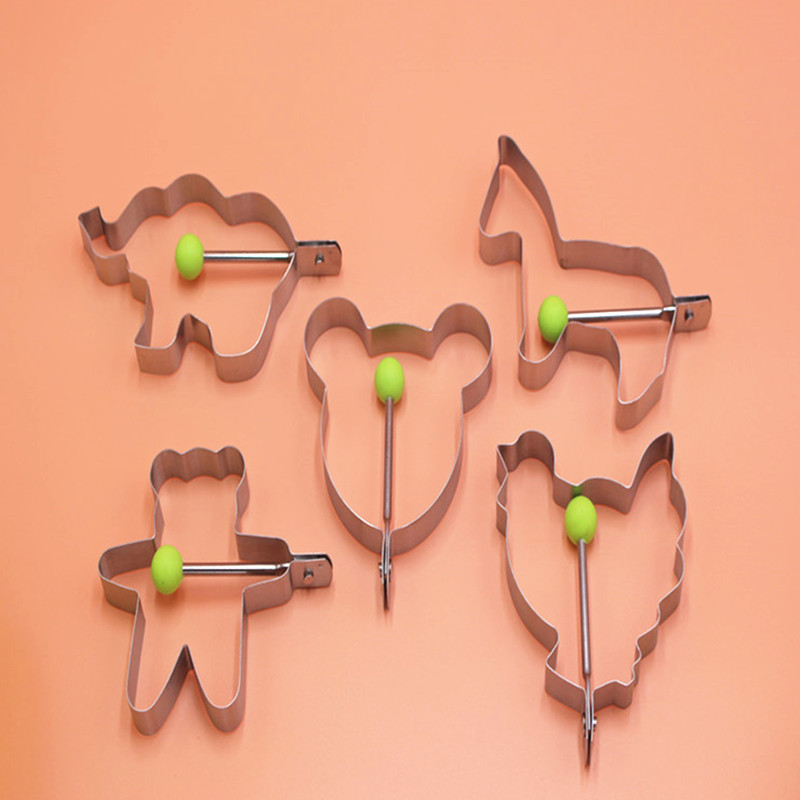 10kom/set Jaje/prsten za palačinke od nehrđajućeg čelika Uređaj za kalup za omlet Oblik za jaja za prženje jaja Alati Kuhinjski aparati