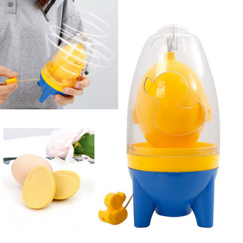 Egg Yolk Shaker Gadget Εγχειρίδιο Mixing Golden Whisk Eggs Spin Mixer Stiring Maker Puller Μαγειρική Εργαλεία ψησίματος Αξεσουάρ κουζίνας