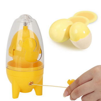 Egg Yolk Shaker Gadget Εγχειρίδιο Mixing Golden Whisk Eggs Spin Mixer Stiring Maker Puller Μαγειρική Εργαλεία ψησίματος Αξεσουάρ κουζίνας