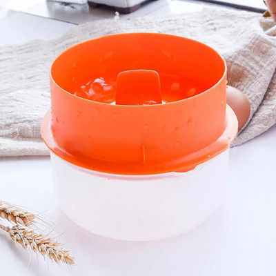 Agitator pentru gălbenușuri de ou Amestecare manuală Bata de aur Ouă Mixer rotativ Dispozitiv de amestecare Extractor Instrumente de gătit Accesorii de bucătărie