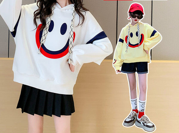 Hanorac pentru copii pentru fete cu cravate