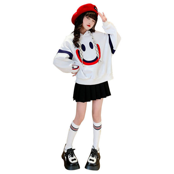 Hanorac pentru copii pentru fete cu cravate