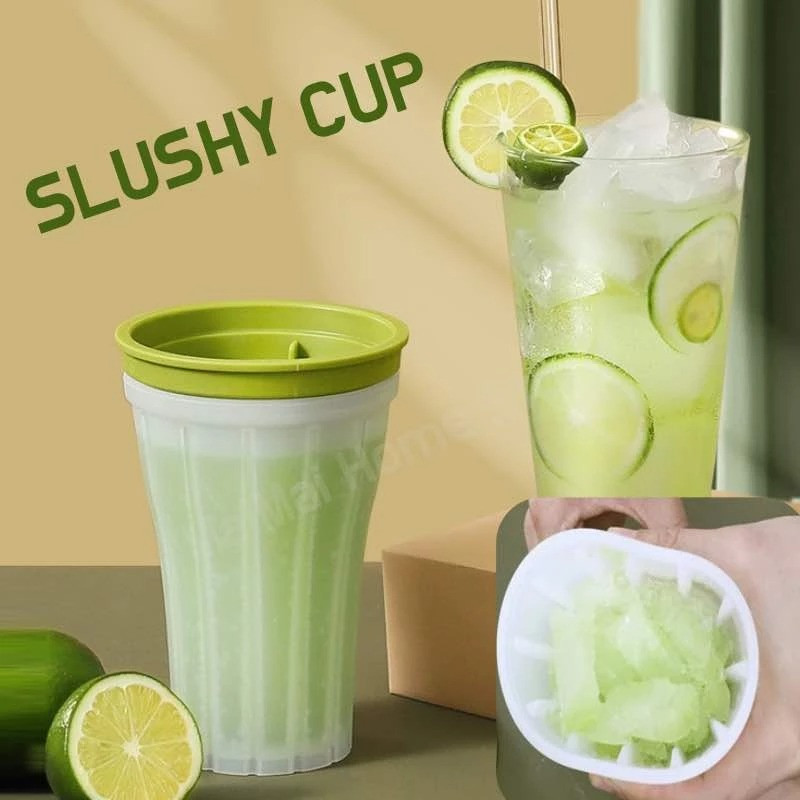 DIY Slushy Cup Ice Maker Cupă Smoothie de casă Sticla de milkshake Slushy Durabil Slushy Înghețată Squeeze Slush Quick Slushy Maker