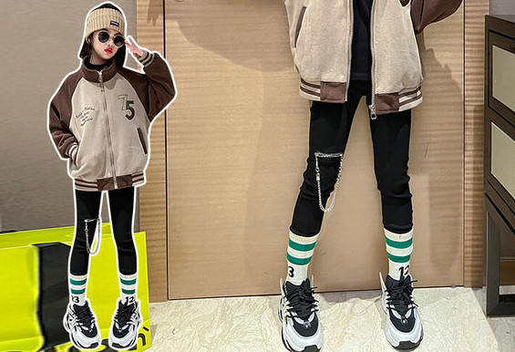 Hanorac pentru copii pentru fete cu fermoar si buzunar